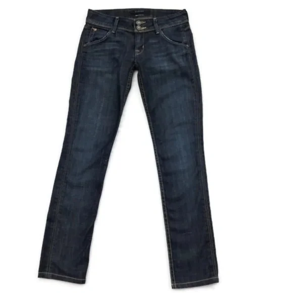 Hudson Jeans Skinny Back Flap Pockets Low Rise USA 24x29 - Picture 2 of 8
